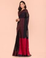 Traditional Saree with Sequins - Image 4