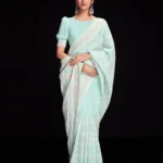 Floral Print Saree with Border