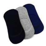 Cotton Multicolored Ankle Length Socks, Pack of 3, Free Size for Women